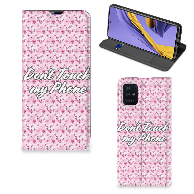 Samsung Galaxy A51 Design Case Flowers Pink DTMP