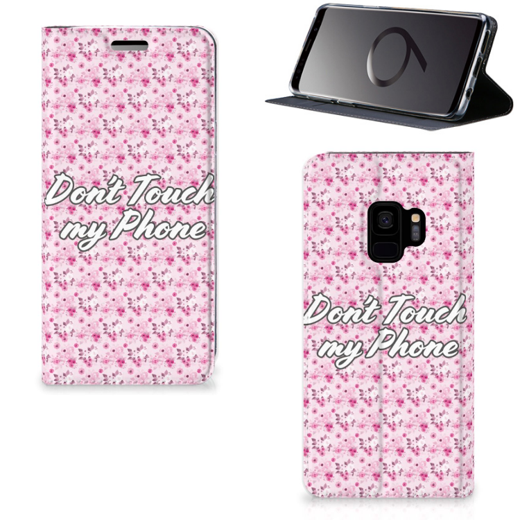 Samsung Galaxy S9 Design Case Flowers Pink DTMP