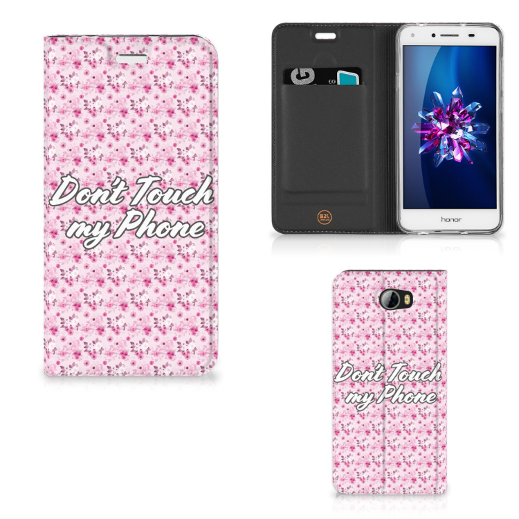 Huawei Y5 2 | Y6 Compact Design Case Flowers Pink DTMP