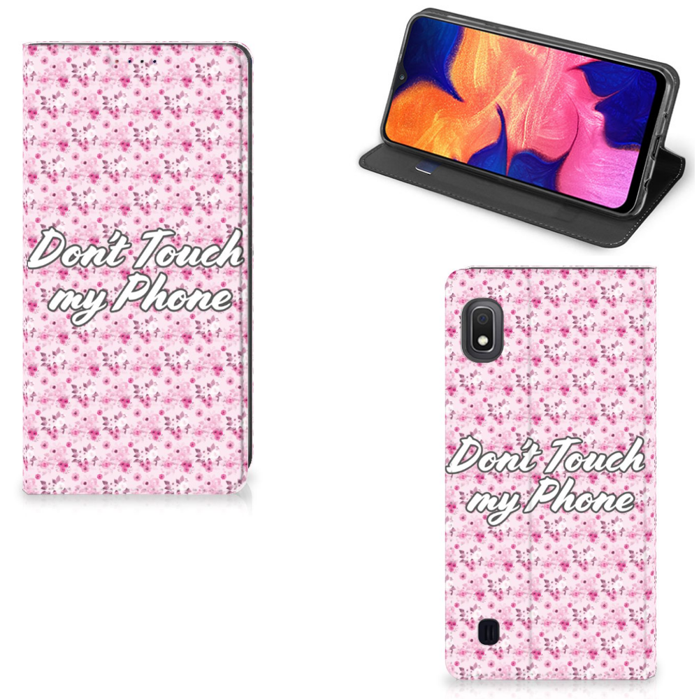 Samsung Galaxy A10 Design Case Flowers Pink DTMP