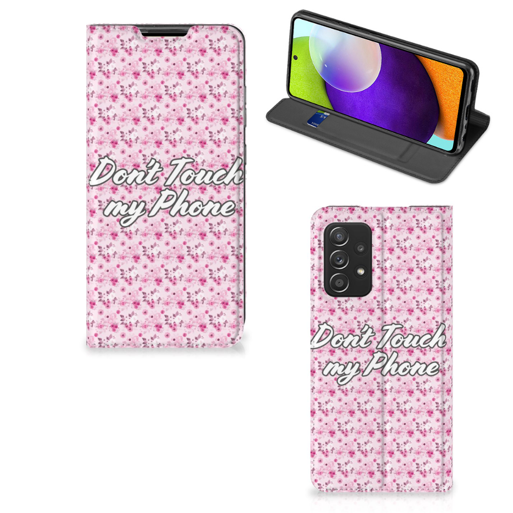 Samsung Galaxy A52 Design Case Flowers Pink DTMP
