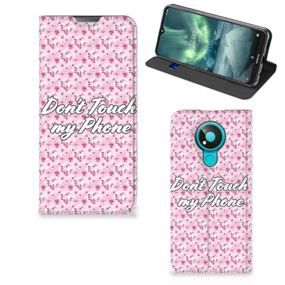 Nokia 3.4 Design Case Flowers Pink DTMP