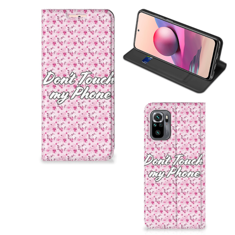Xiaomi Redmi Note 10 4G | 10S | Poco M5s Design Case Flowers Pink DTMP