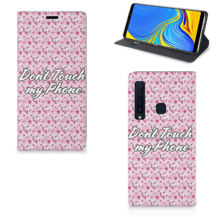 Samsung Galaxy A9 (2018) Design Case Flowers Pink DTMP