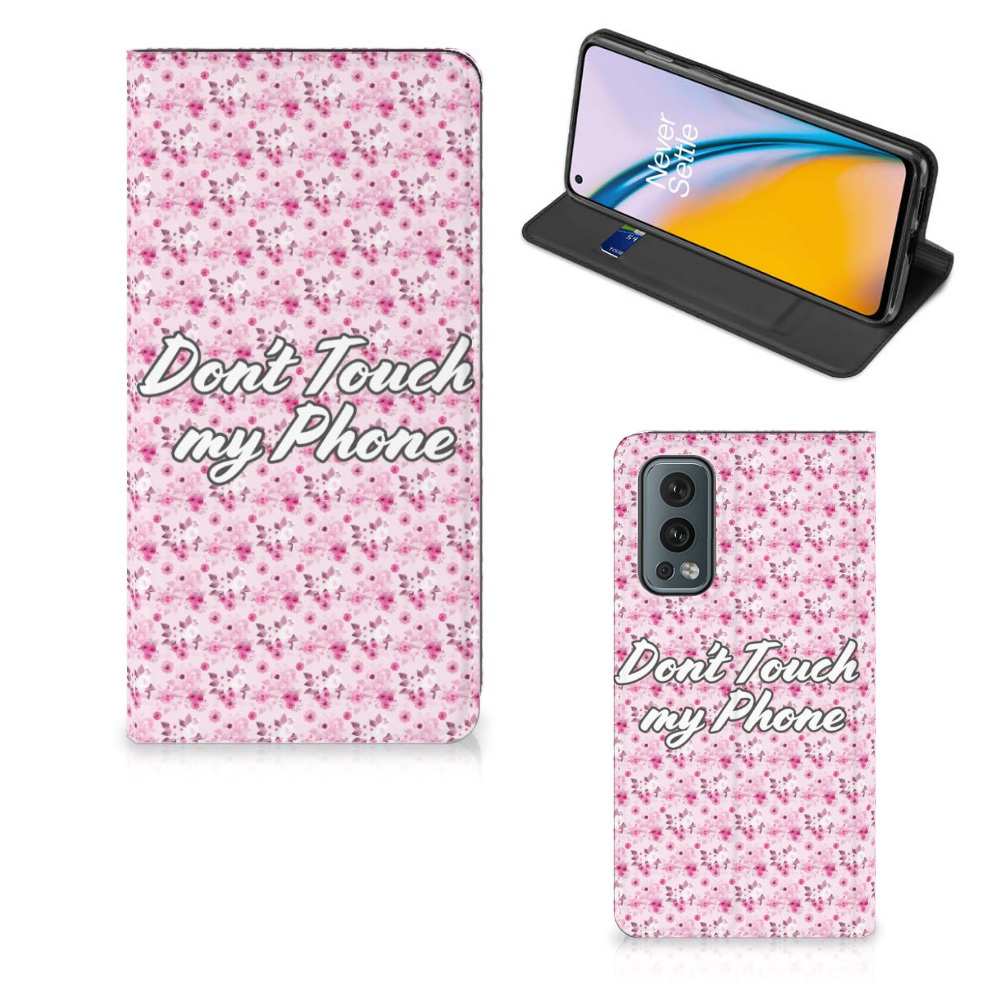 OnePlus Nord 2 5G Design Case Flowers Pink DTMP