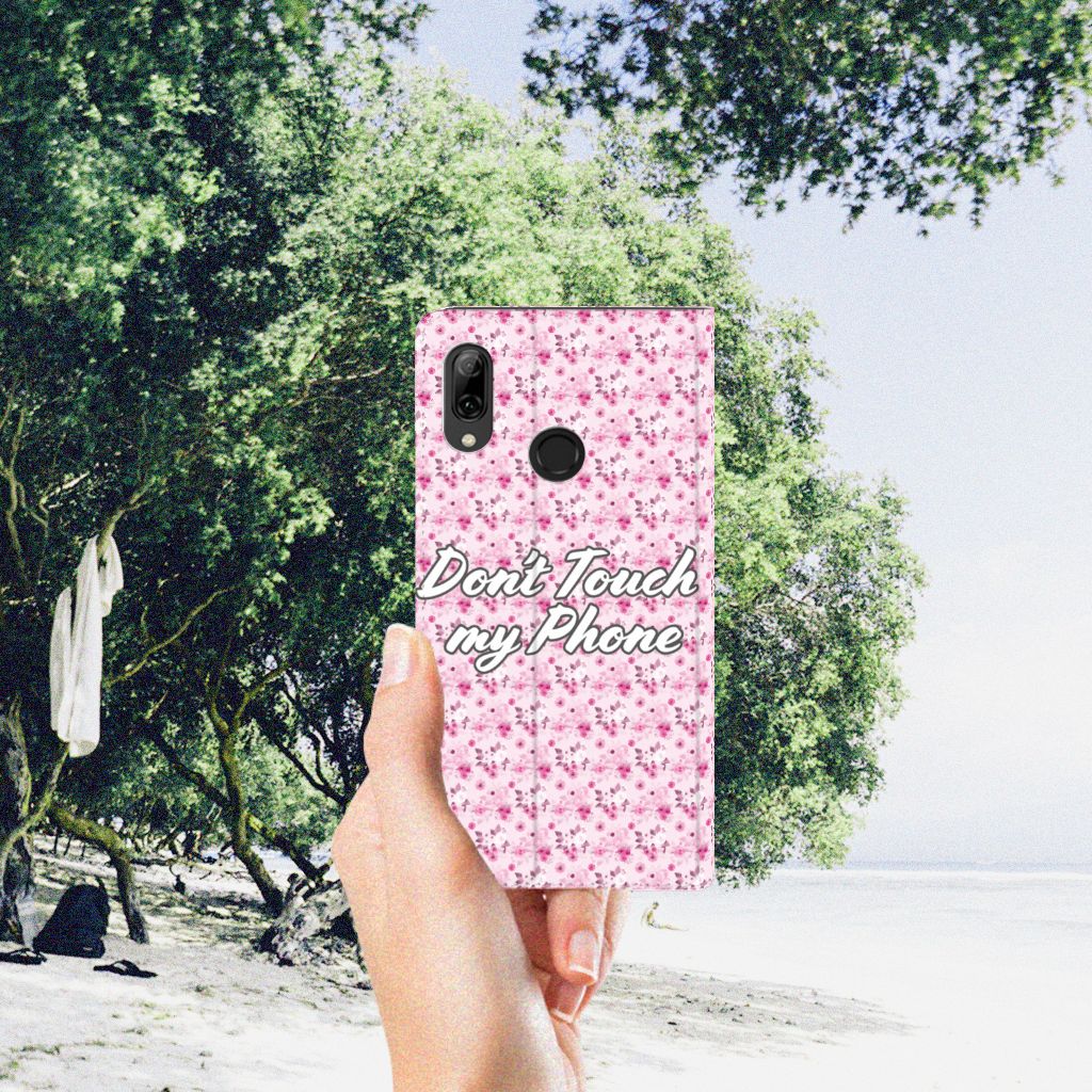 Huawei P Smart (2019) Design Case Flowers Pink DTMP