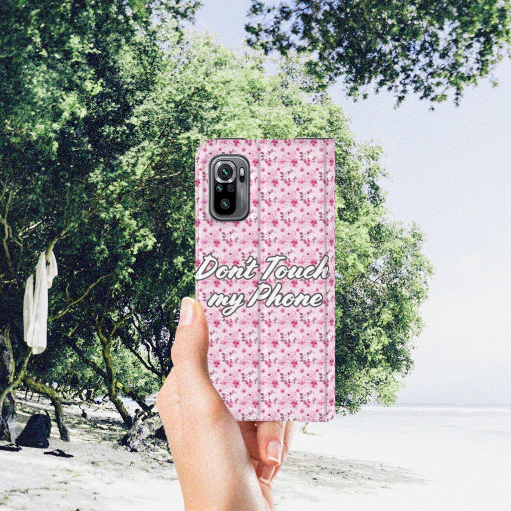 Xiaomi Redmi Note 10/10T 5G | Poco M3 Pro Design Case Flowers Pink DTMP