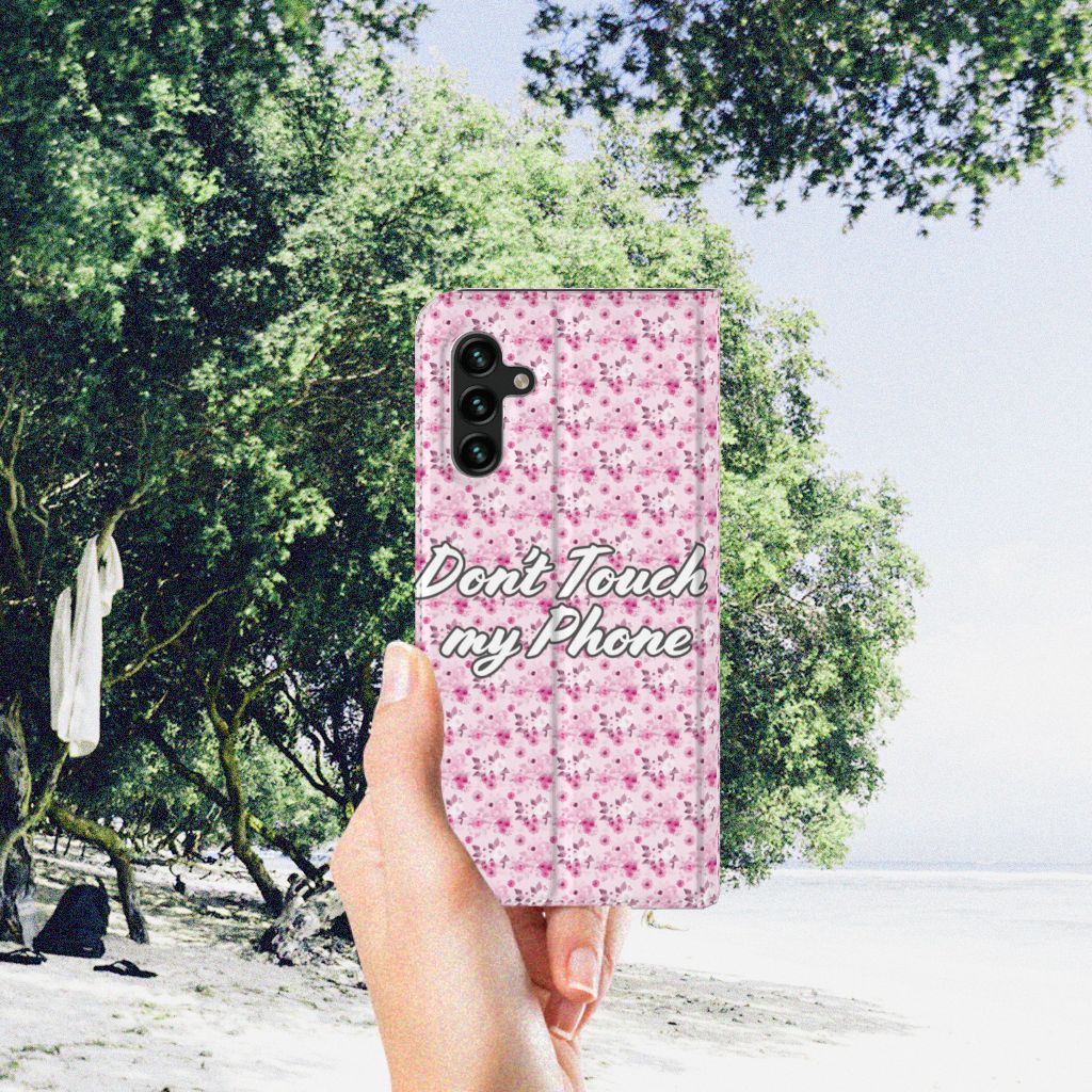 Samsung Galaxy A13 (5G) | Samsung Galaxy A04s Design Case Flowers Pink DTMP