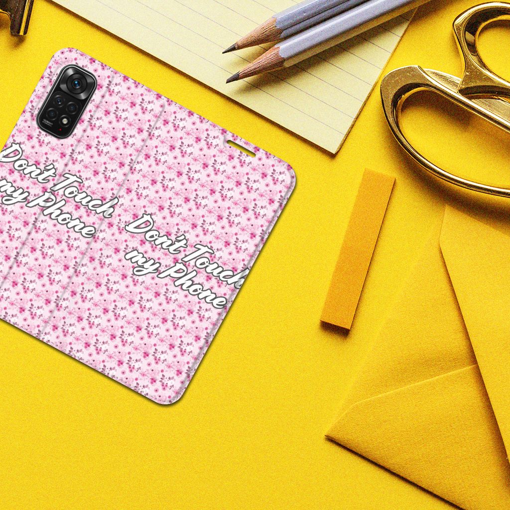 Xiaomi Redmi Note 11/11S Design Case Flowers Pink DTMP