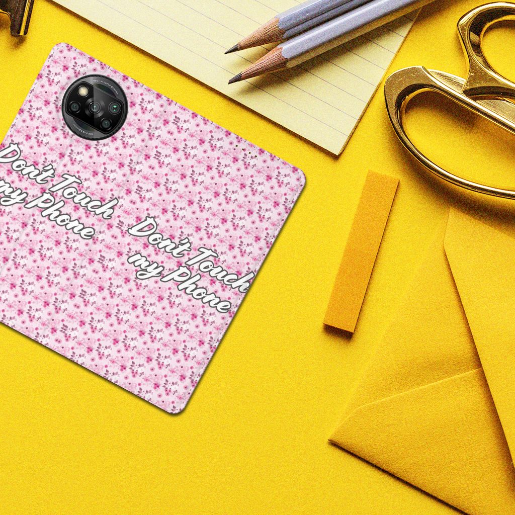 Xiaomi Poco X3 Pro | Poco X3 Design Case Flowers Pink DTMP