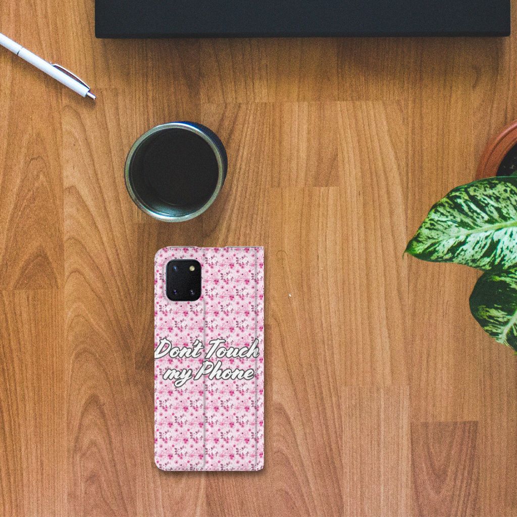 Samsung Galaxy Note 10 Lite Design Case Flowers Pink DTMP