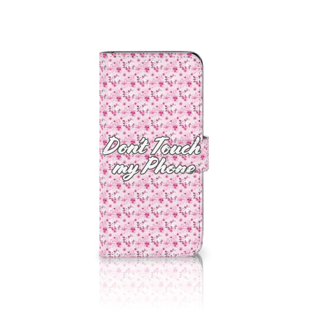 Huawei P30 Pro Portemonnee Hoesje Flowers Pink DTMP