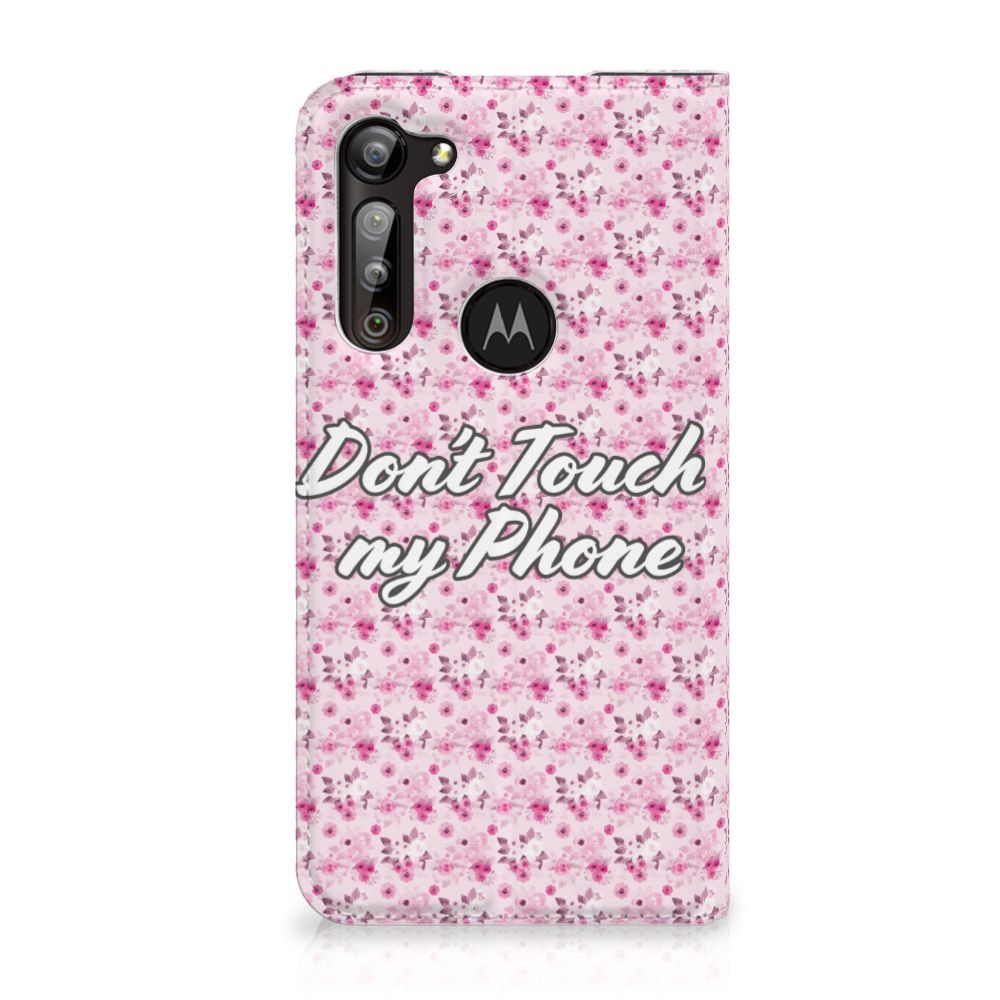 Motorola Moto G8 Power Design Case Flowers Pink DTMP