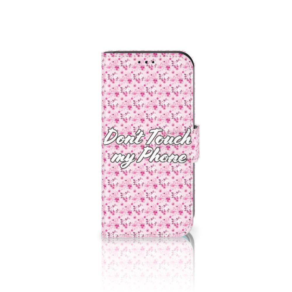 Apple iPhone 11 Pro Portemonnee Hoesje Flowers Pink DTMP