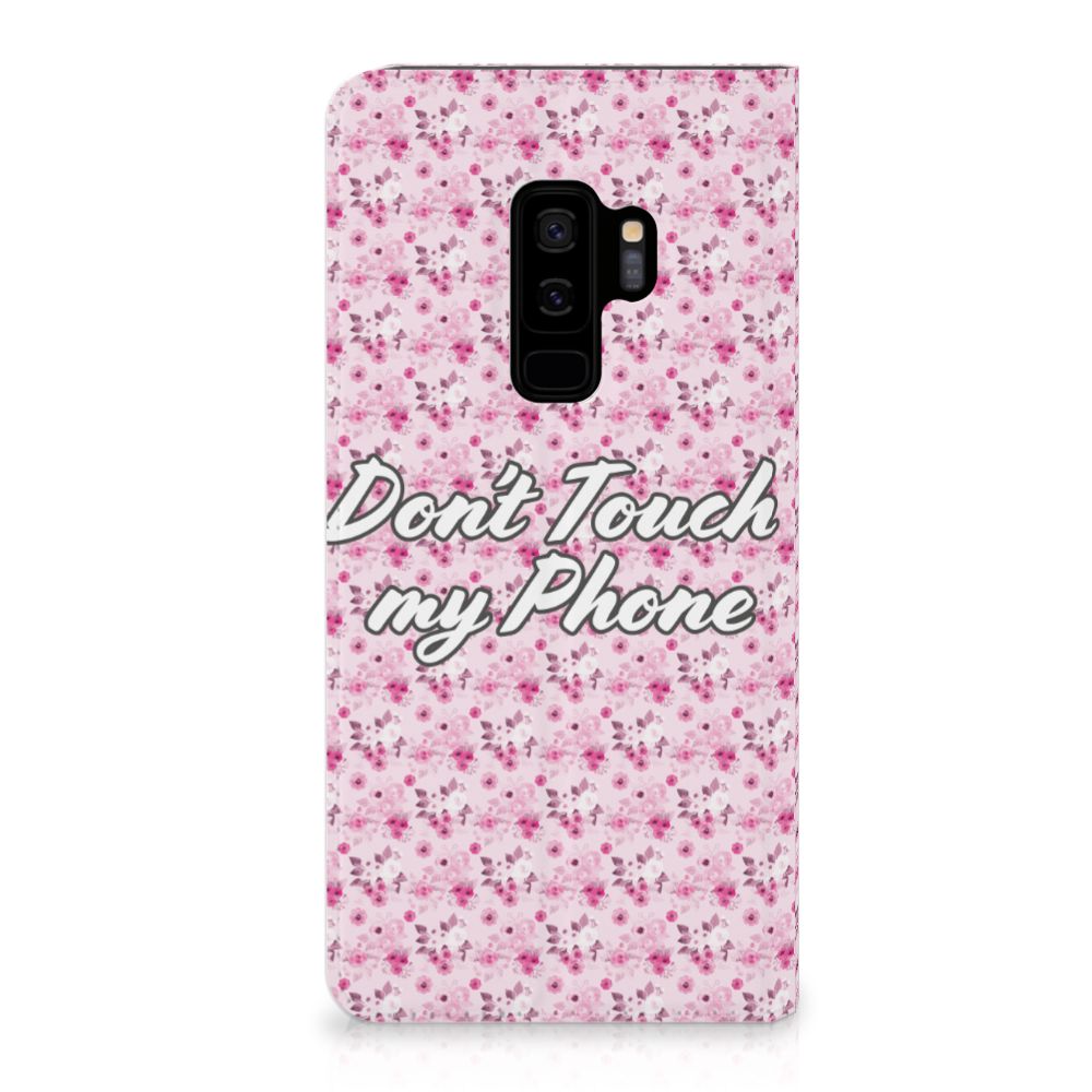 Samsung Galaxy S9 Plus Design Case Flowers Pink DTMP