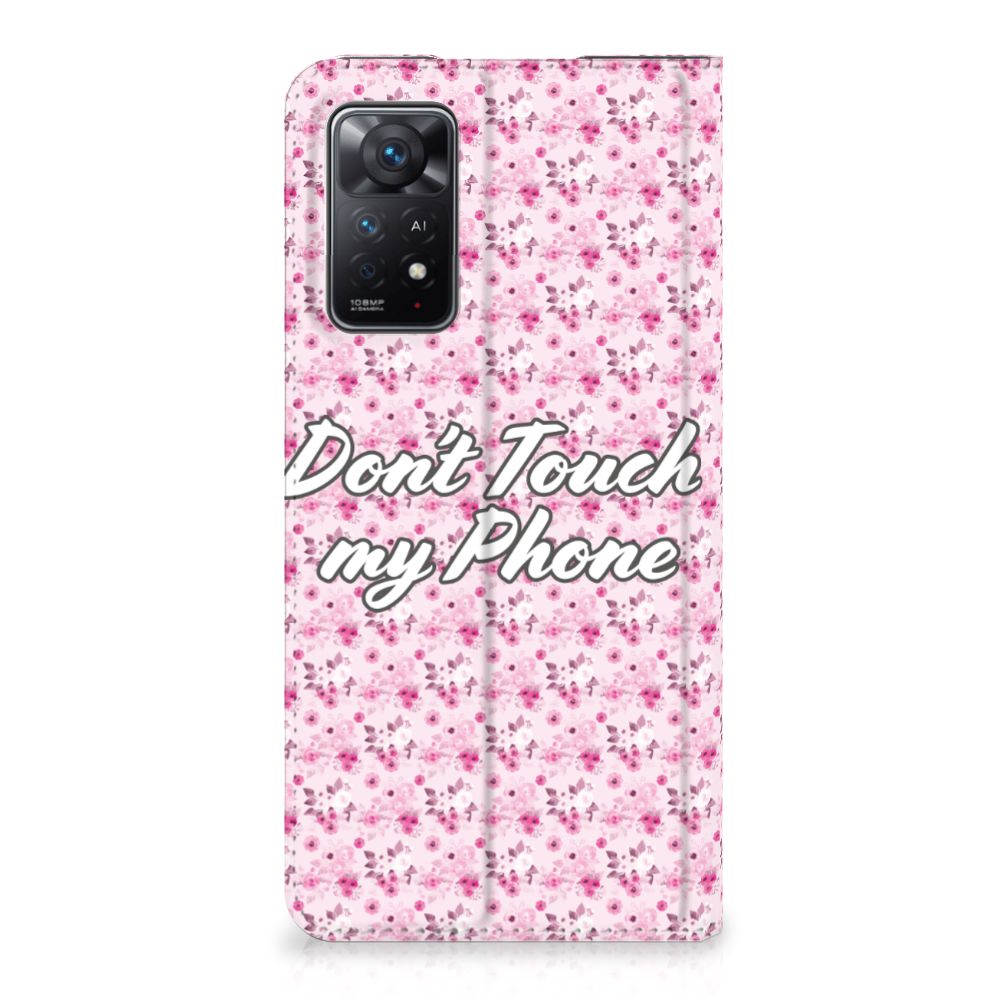 Xiaomi Redmi Note 11 Pro Design Case Flowers Pink DTMP