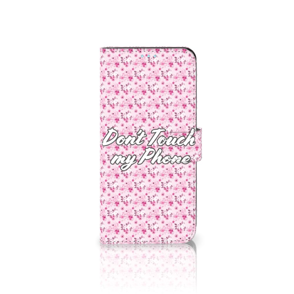 OPPO A76 | A96 Portemonnee Hoesje Flowers Pink DTMP