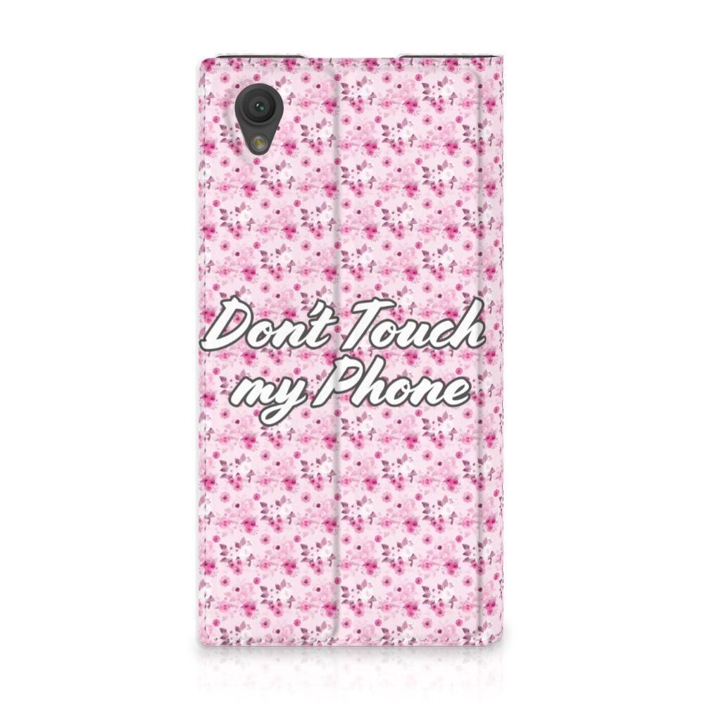 Sony Xperia L1 Design Case Flowers Pink DTMP