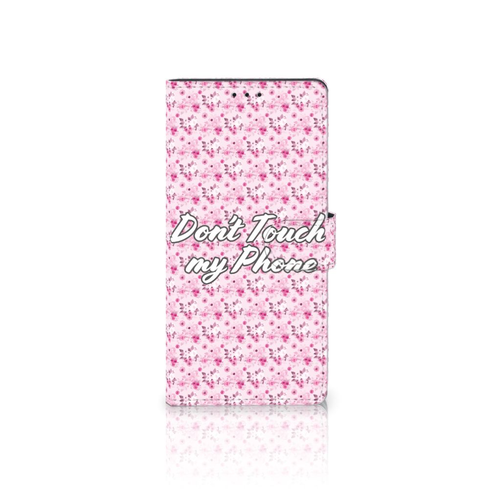 Samsung Galaxy A02s | M02s Portemonnee Hoesje Flowers Pink DTMP