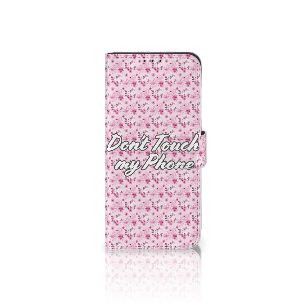 Xiaomi Mi A3 Portemonnee Hoesje Flowers Pink DTMP