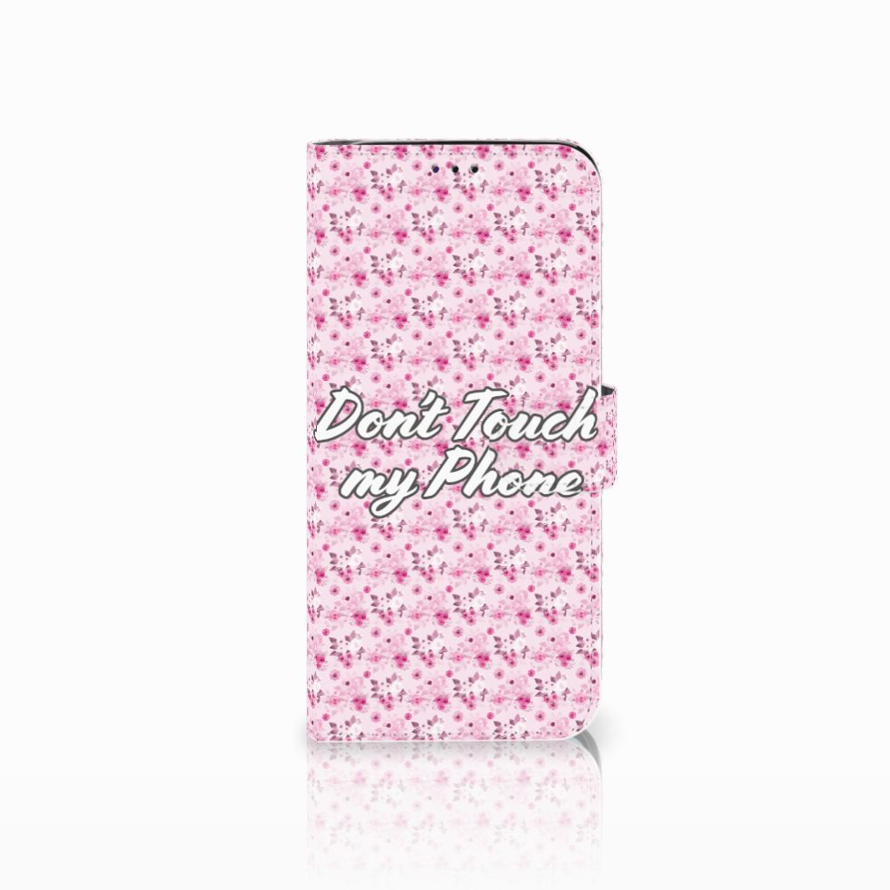 Samsung Galaxy A70 Portemonnee Hoesje Flowers Pink DTMP