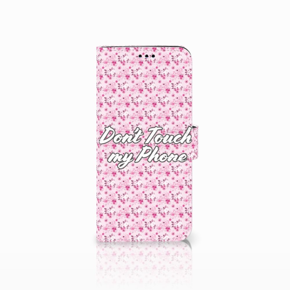 Samsung Galaxy S9 Plus Portemonnee Hoesje Flowers Pink DTMP