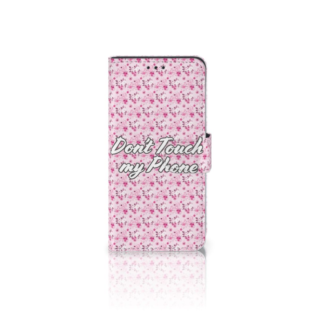 Xiaomi Mi 9 SE Portemonnee Hoesje Flowers Pink DTMP