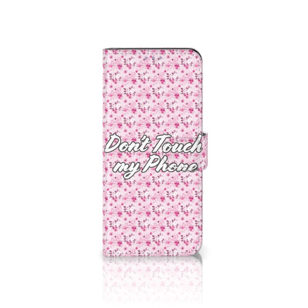 OnePlus Nord CE 5G Portemonnee Hoesje Flowers Pink DTMP