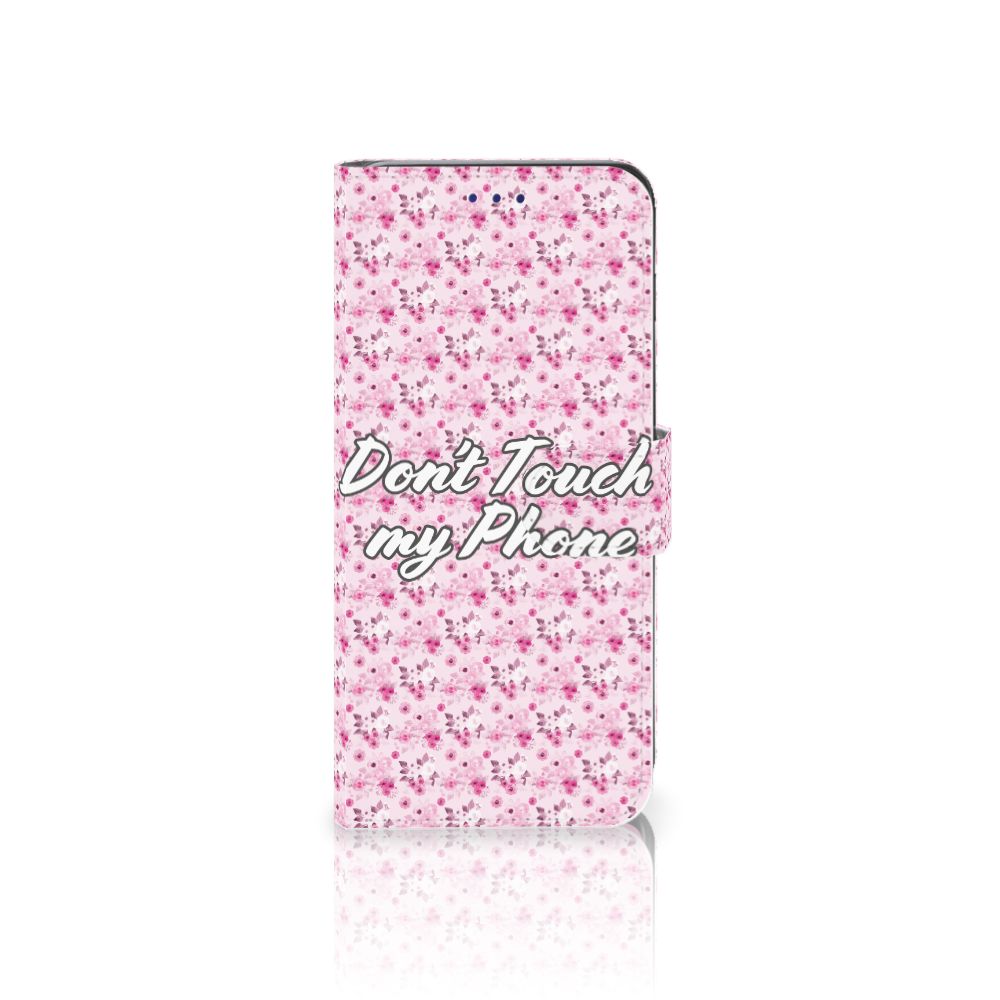 Samsung Galaxy S10 Portemonnee Hoesje Flowers Pink DTMP