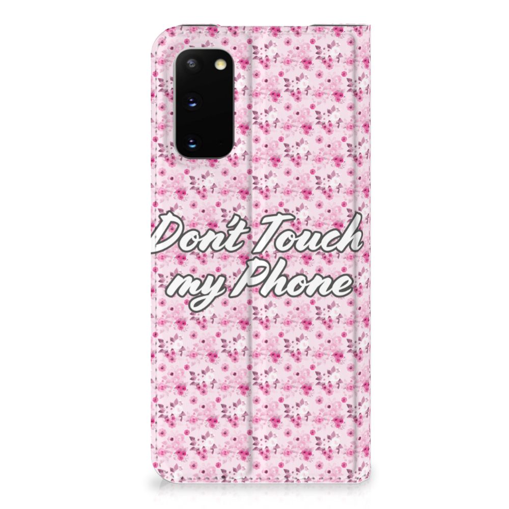 Samsung Galaxy S20 Design Case Flowers Pink DTMP
