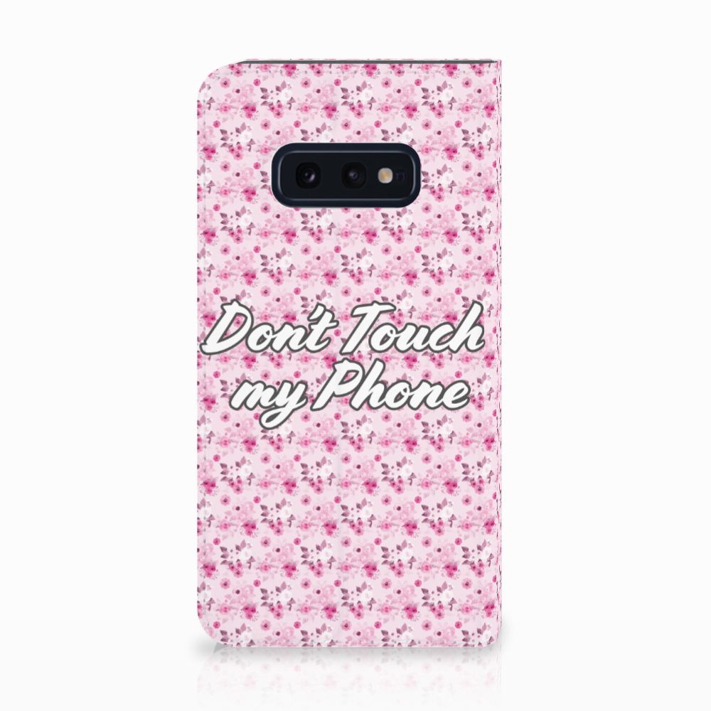 Samsung Galaxy S10e Design Case Flowers Pink DTMP
