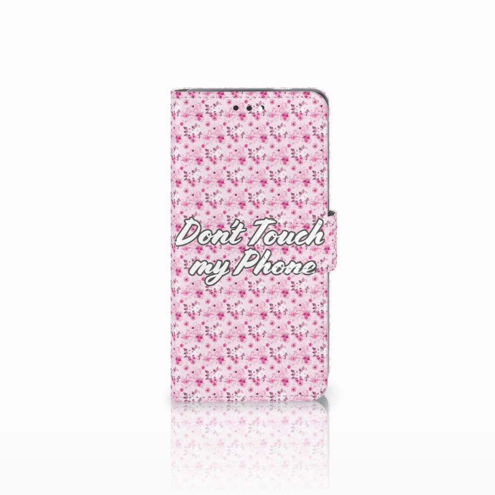 Nokia 3.1 (2018) Portemonnee Hoesje Flowers Pink DTMP