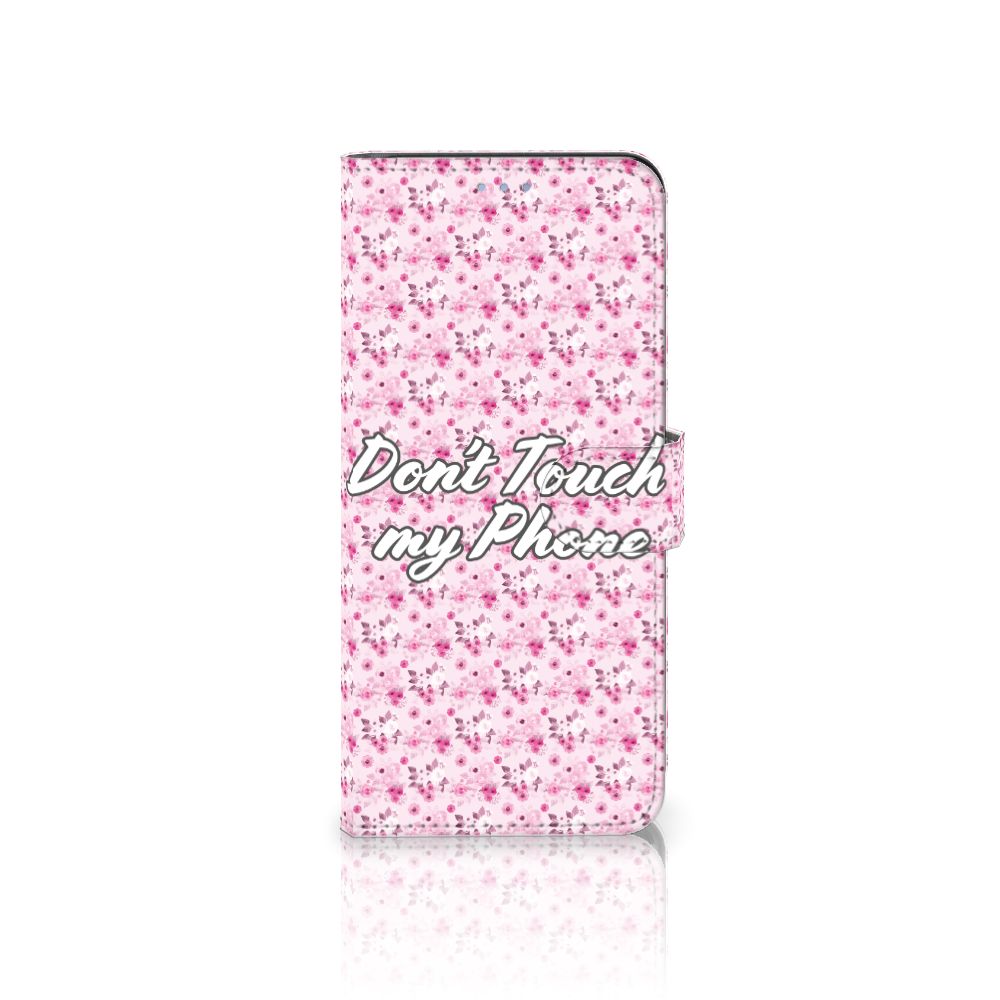 OnePlus Nord 2T Portemonnee Hoesje Flowers Pink DTMP