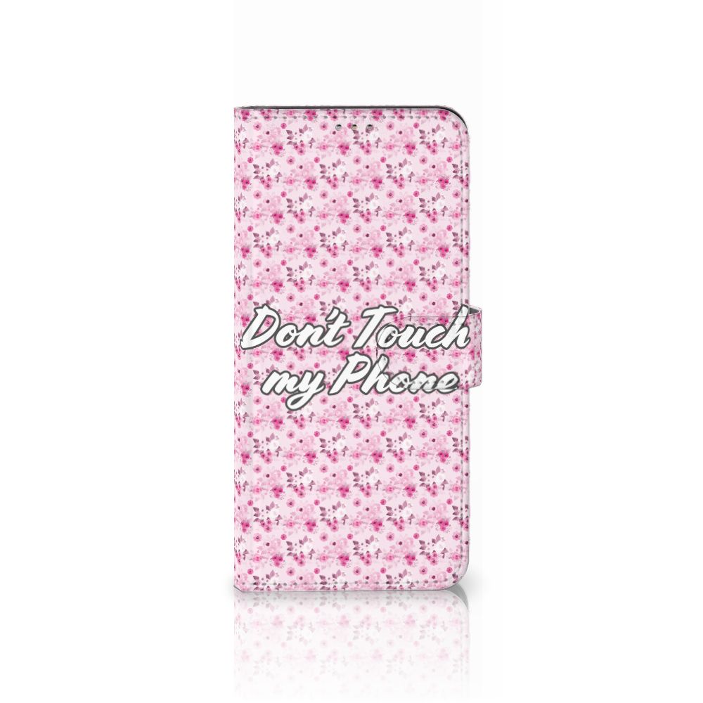 Motorola Moto G60 Portemonnee Hoesje Flowers Pink DTMP