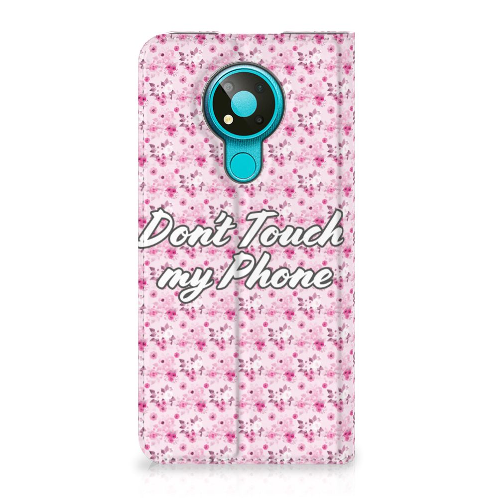 Nokia 3.4 Design Case Flowers Pink DTMP