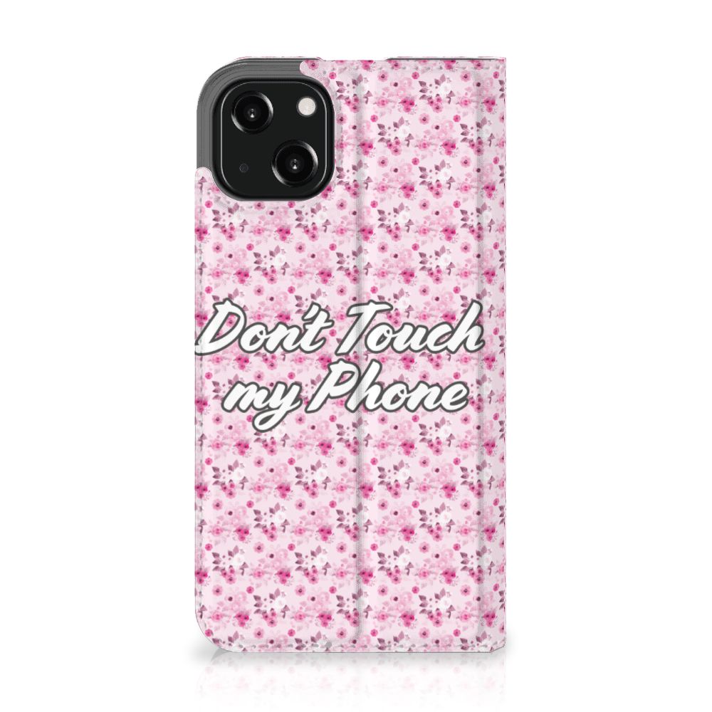 iPhone 13 Design Case Flowers Pink DTMP