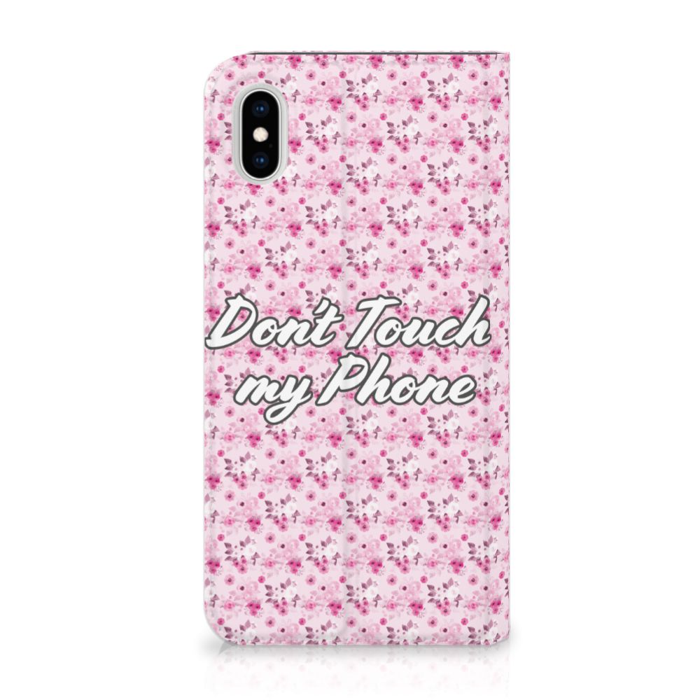 Apple iPhone Xs Max Design Case Flowers Pink DTMP