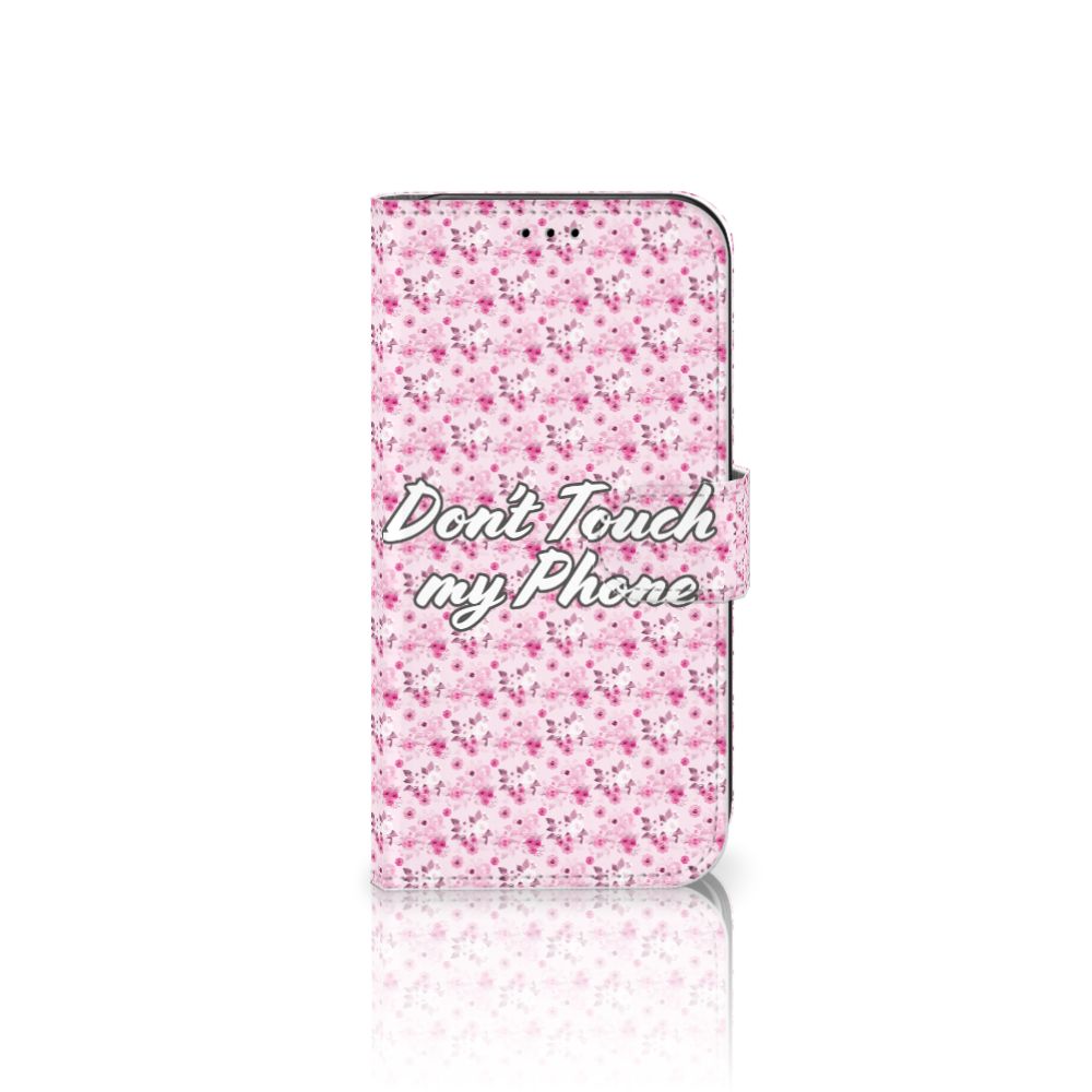 Apple iPhone 11 Portemonnee Hoesje Flowers Pink DTMP