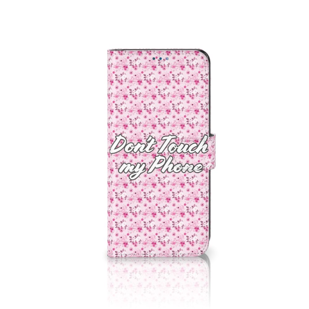 OnePlus Nord N10 Portemonnee Hoesje Flowers Pink DTMP