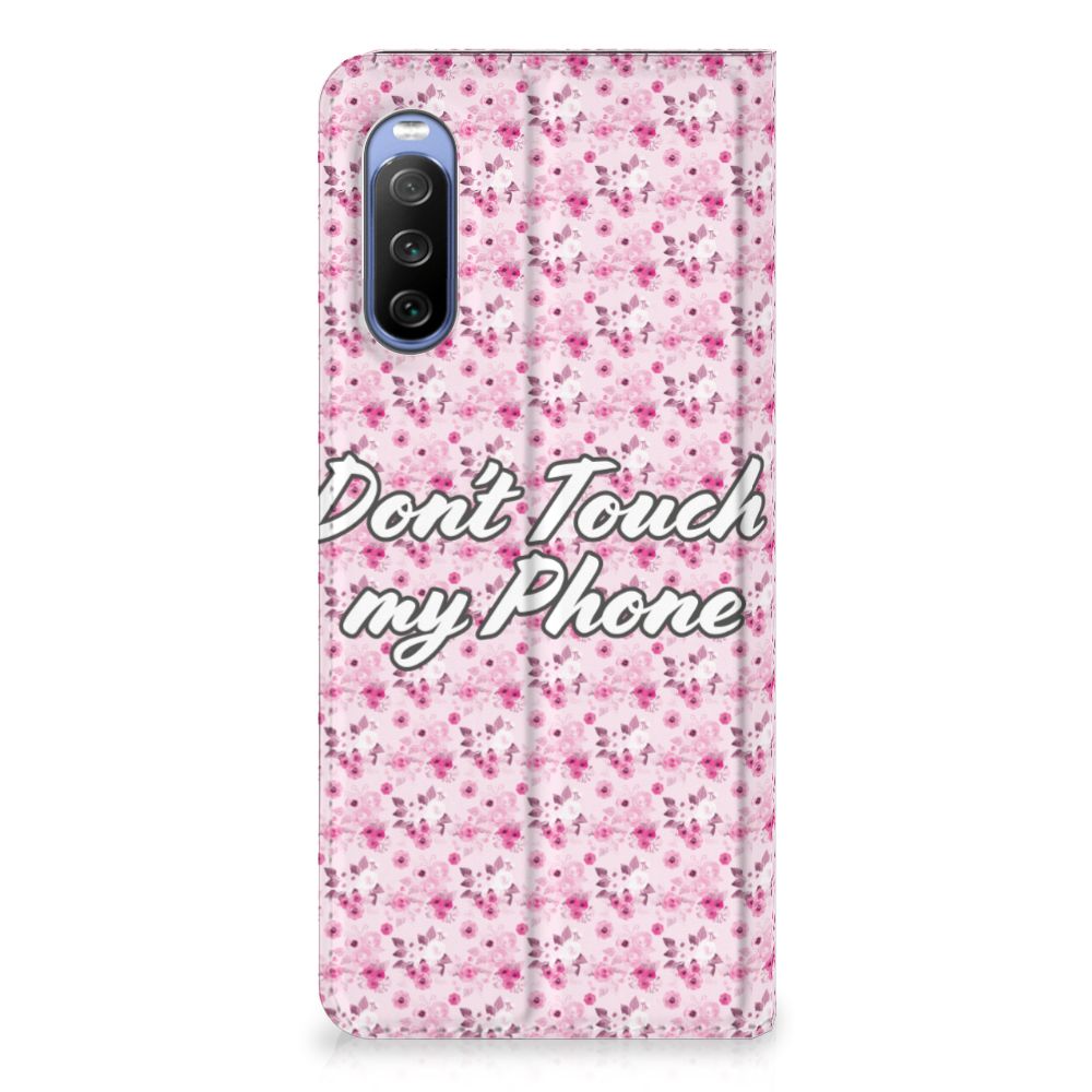 Sony Xperia 10 III Design Case Flowers Pink DTMP