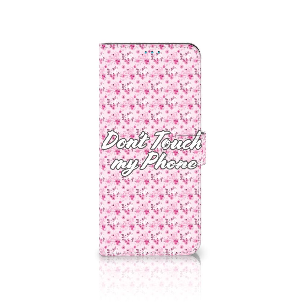 Motorola Moto G51 5G Portemonnee Hoesje Flowers Pink DTMP