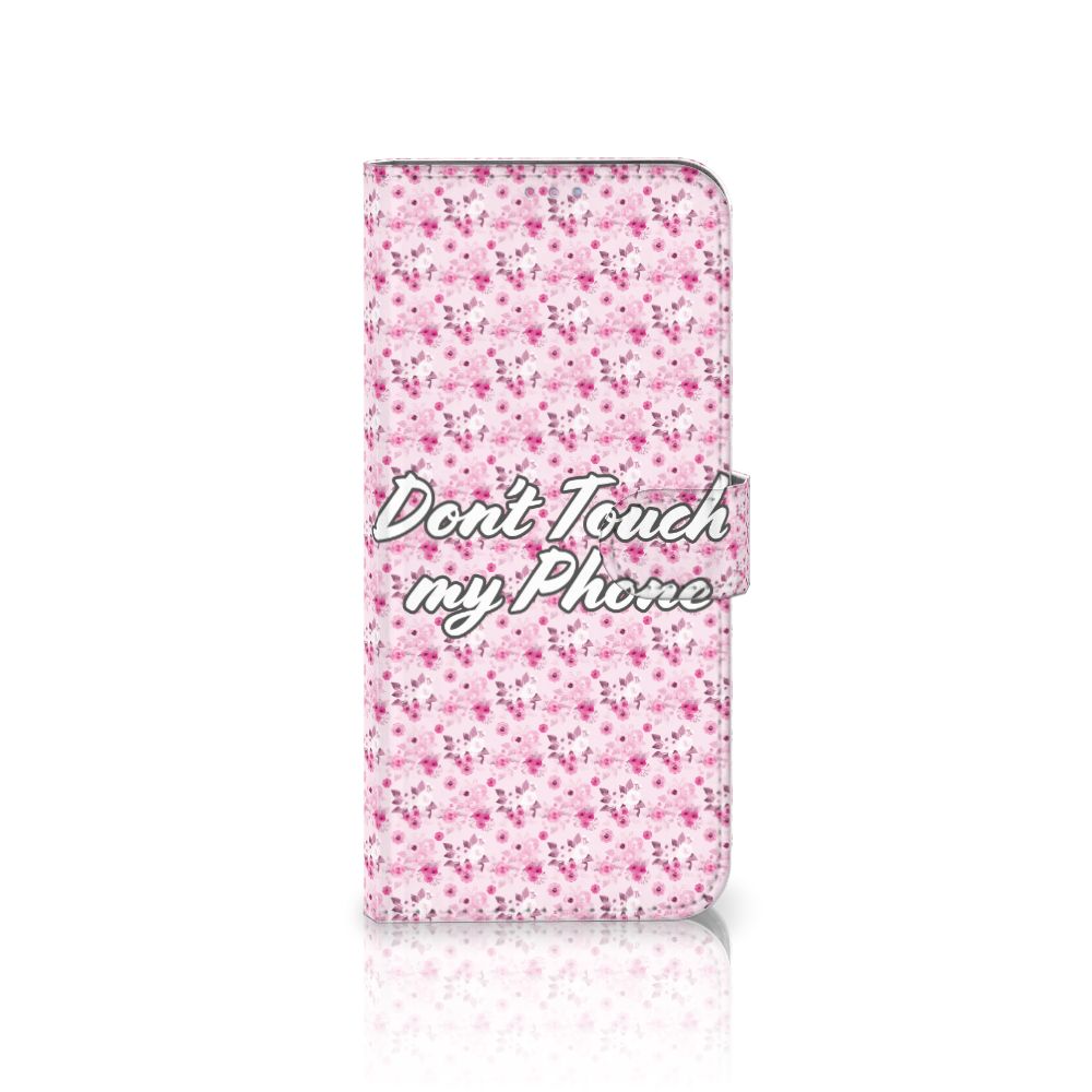 Motorola Moto G60s Portemonnee Hoesje Flowers Pink DTMP