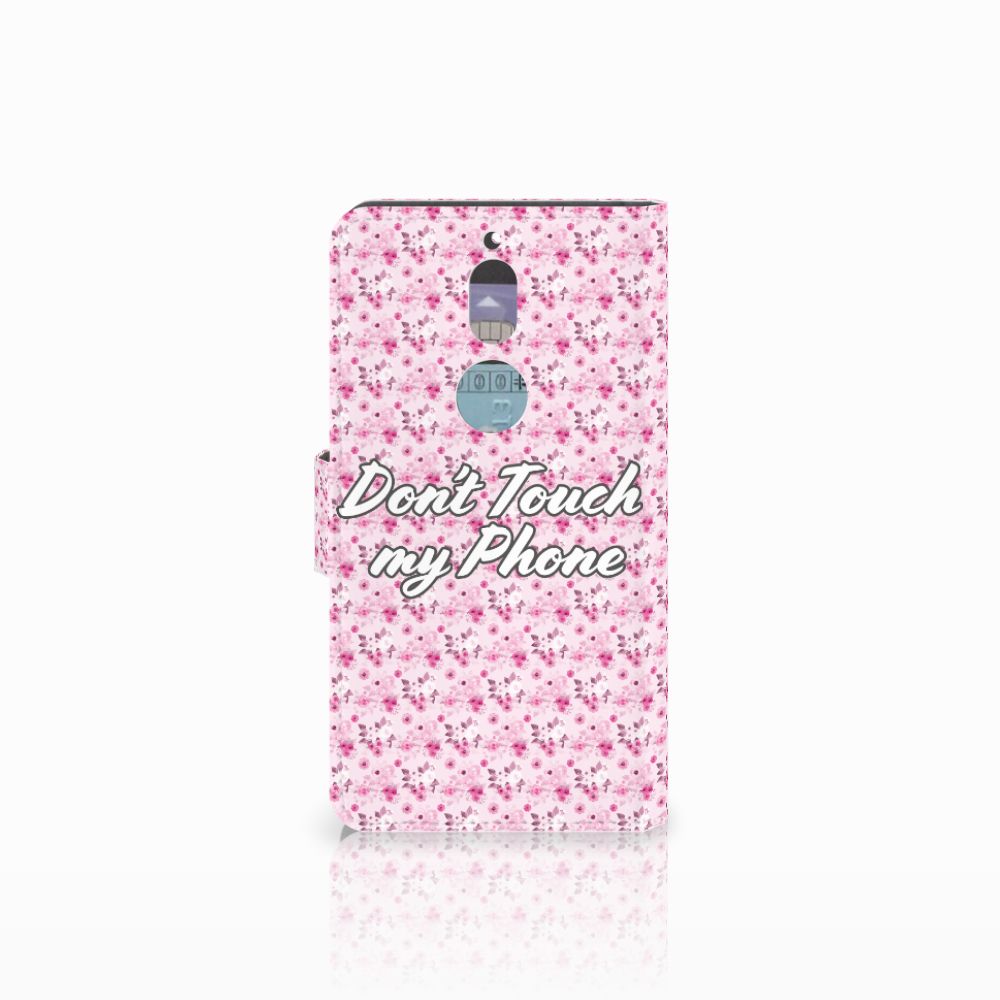 Nokia 7 Portemonnee Hoesje Flowers Pink DTMP