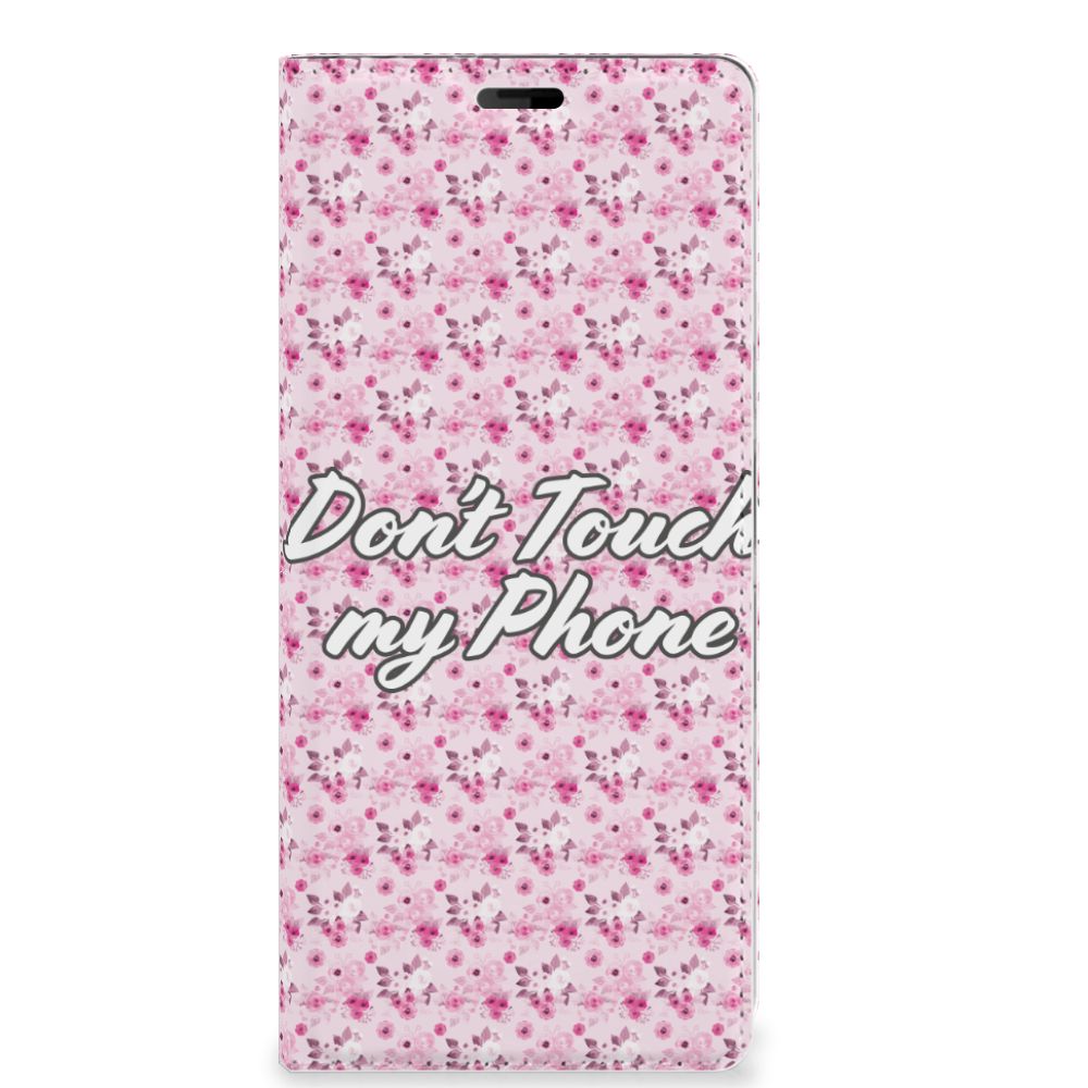 Sony Xperia 10 Plus Design Case Flowers Pink DTMP