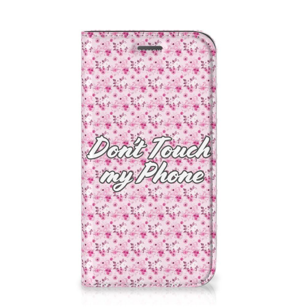 Samsung Galaxy Xcover 4s Design Case Flowers Pink DTMP