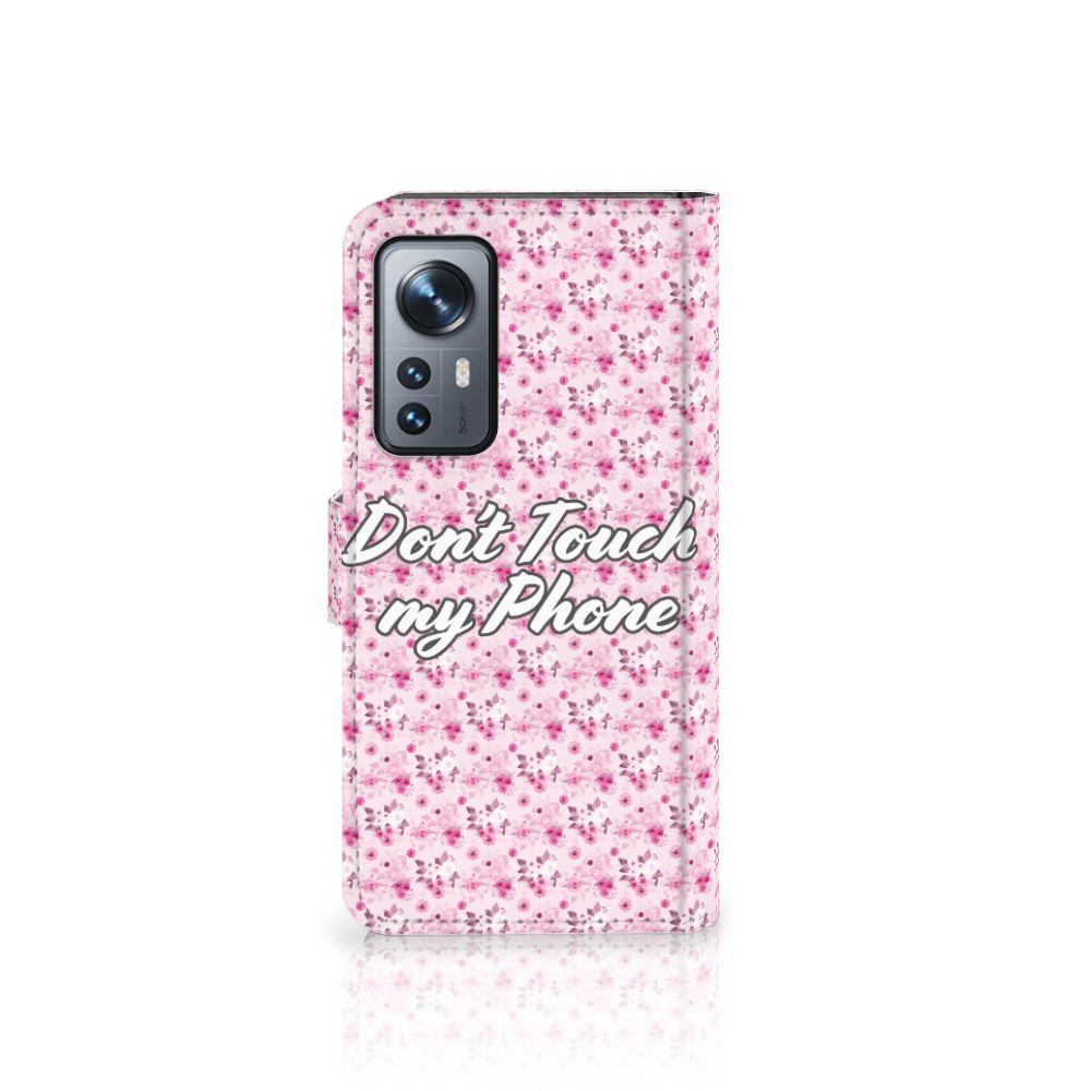 Xiaomi 12 | 12X Portemonnee Hoesje Flowers Pink DTMP