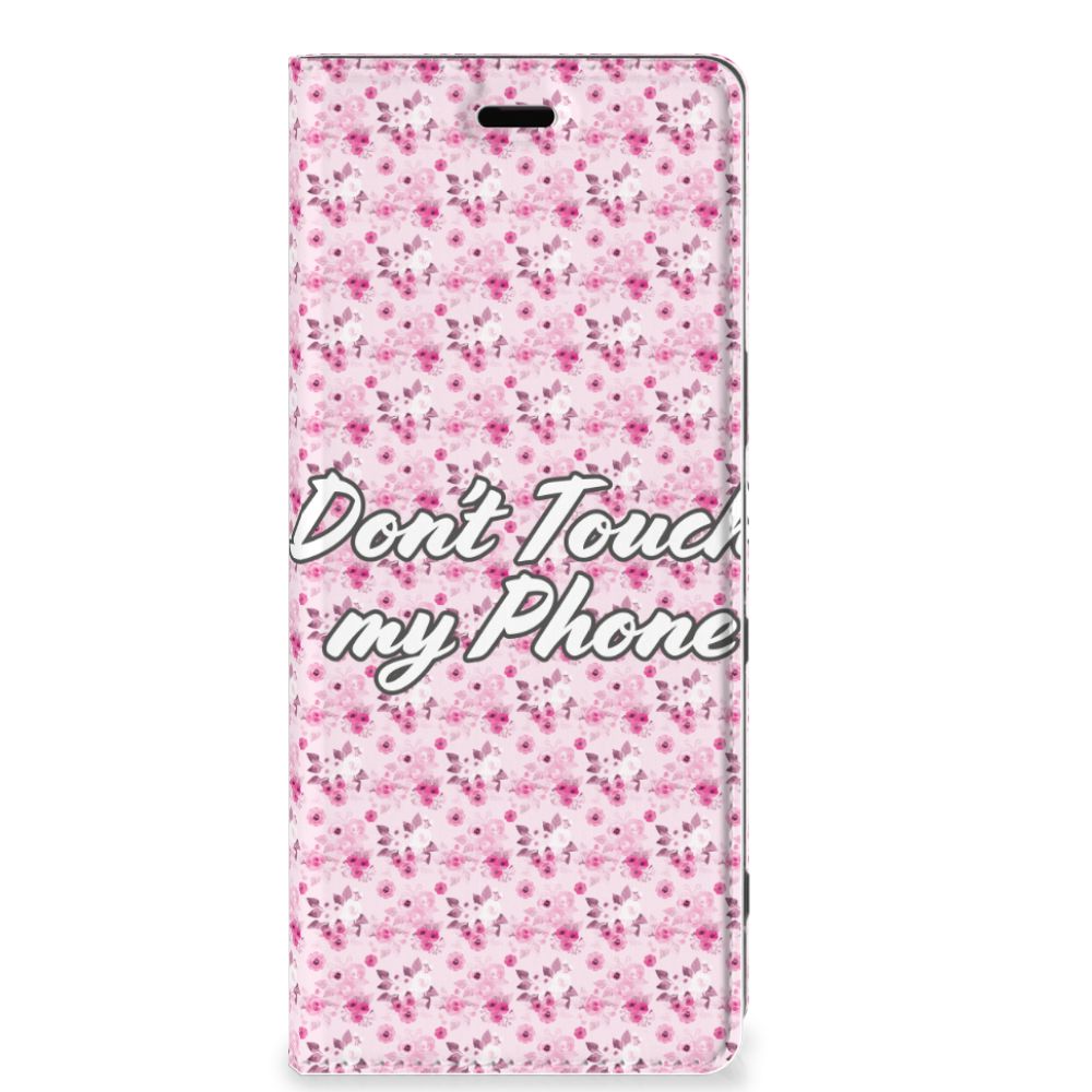 Sony Xperia 5 Design Case Flowers Pink DTMP