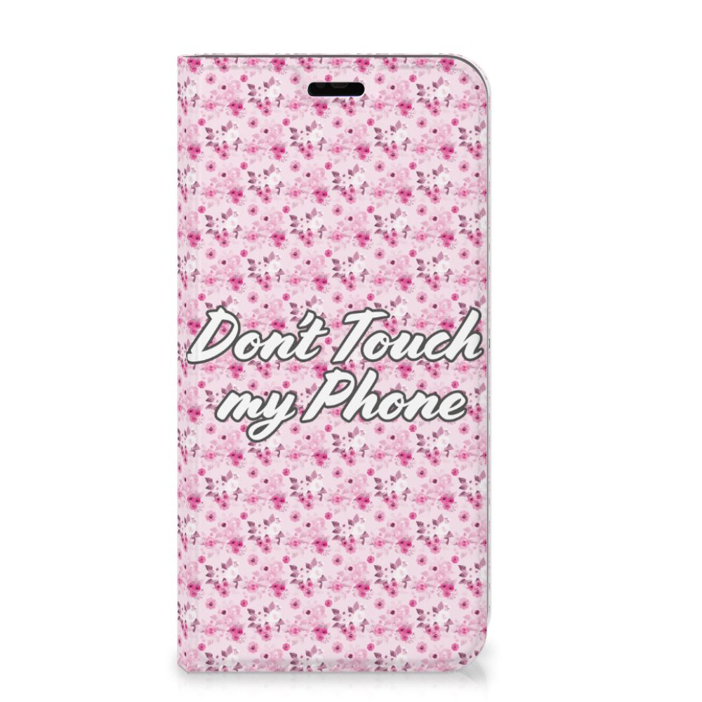 Huawei P Smart Plus Design Case Flowers Pink DTMP