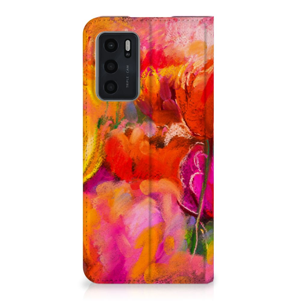 Bookcase OPPO A54s | A16 | A16s Tulips
