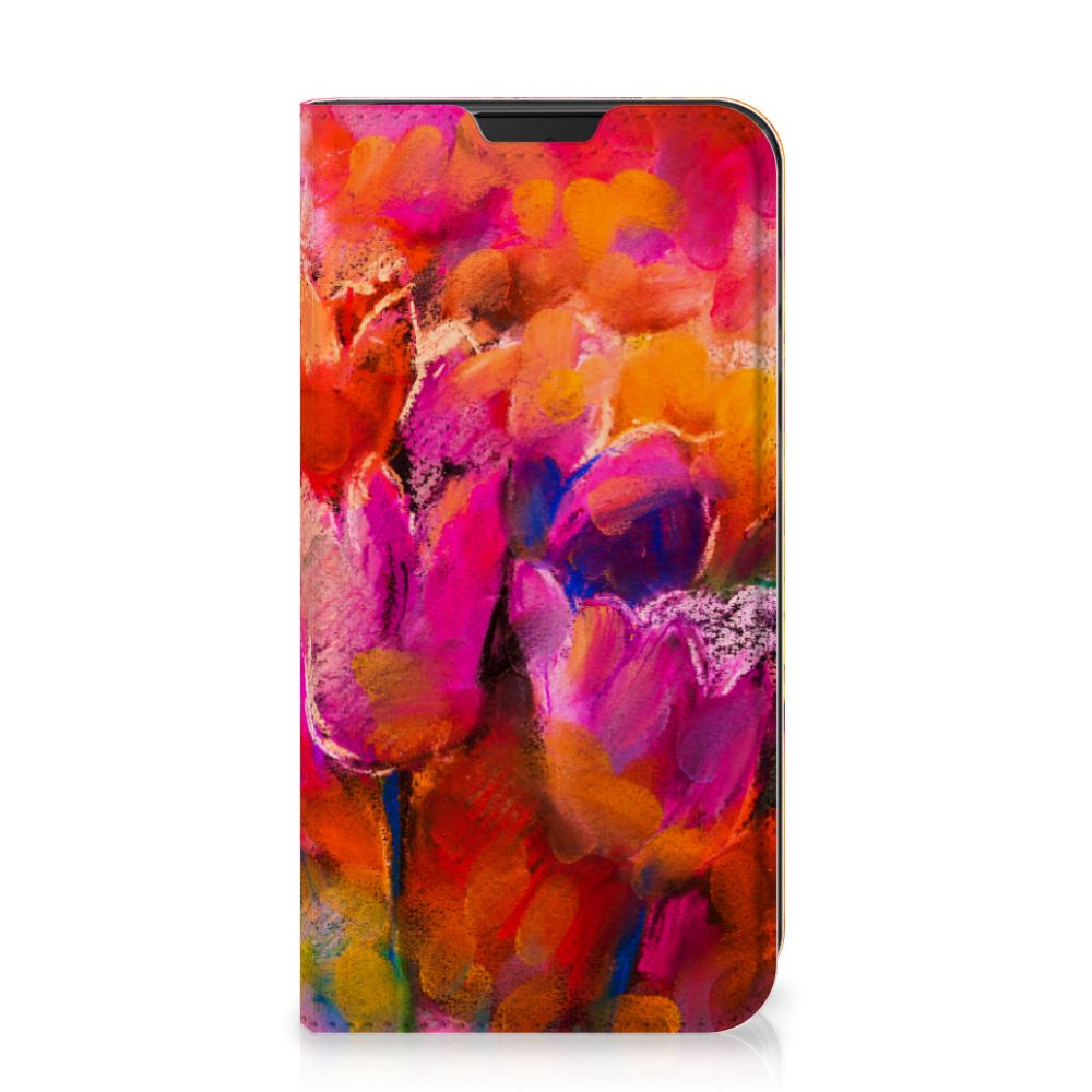 Bookcase Samsung Galaxy Xcover 5 Tulips